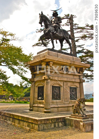 The horse statue of Masamune Date (Sendai Castle / Aoba-ku, Sendai-shi, Miyagi) 7989630