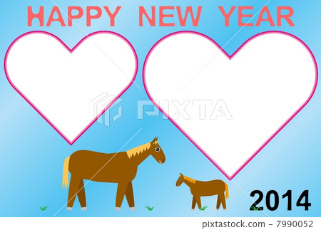 新年卡2014年相框 新年卡2014年相框 7990052