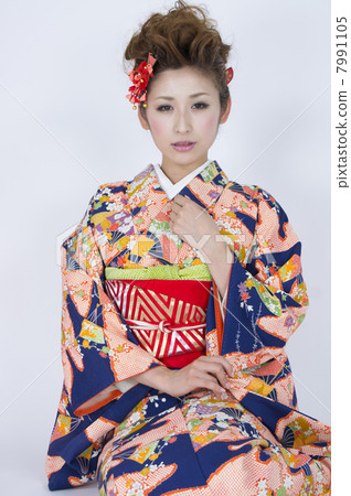 A beautiful woman who came kimono A beautiful woman who came kimono 7991105