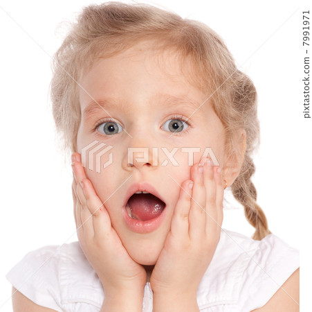 Surprised little girl Surprised little girl 7991971