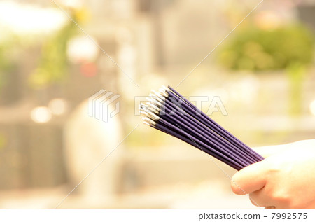 香火棍子和墳塋的圖像 香火棍子和墳塋的圖像 7992575