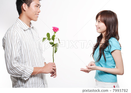 Portrait of a young couple 7993782
