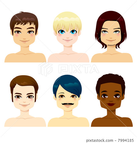 Multi-ethnic Handsome Men Multi-ethnic Handsome Men 7994185