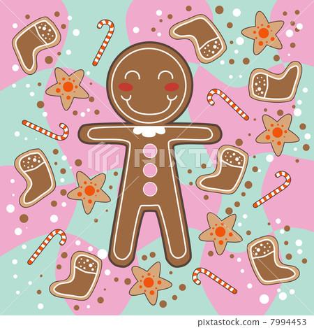 Sweet Christmas Gingerbread Man 7994453