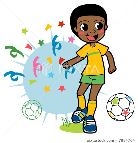 African Soccer player African Soccer player 7994704