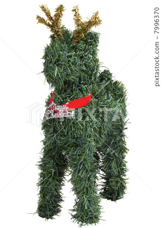 Elk made of branches 7996370