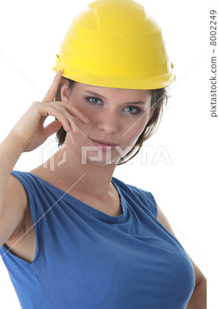 Sexy young woman construction worker contractor Sexy young woman construction worker contractor 8002249