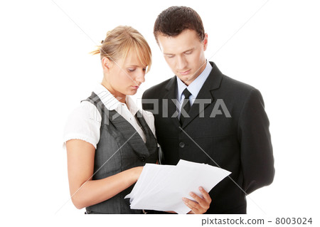 Young attractive business people Young attractive business people 8003024