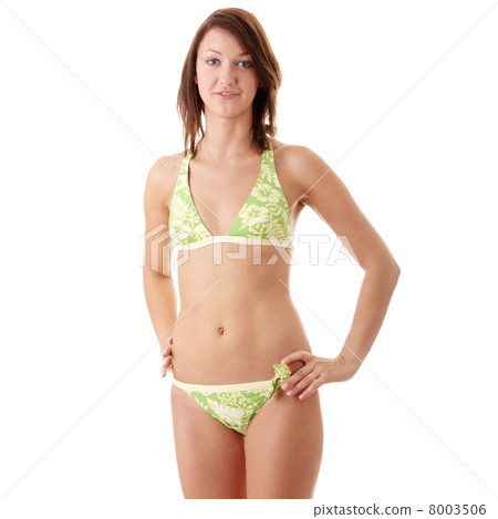 Beautiful young woman in swimwear 8003506