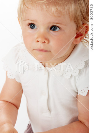 Baby girl portrait Baby girl portrait 8003786
