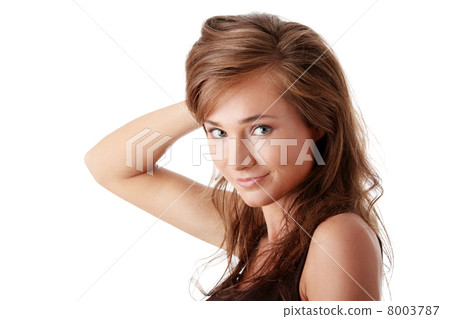 Young smiling woman. 8003787