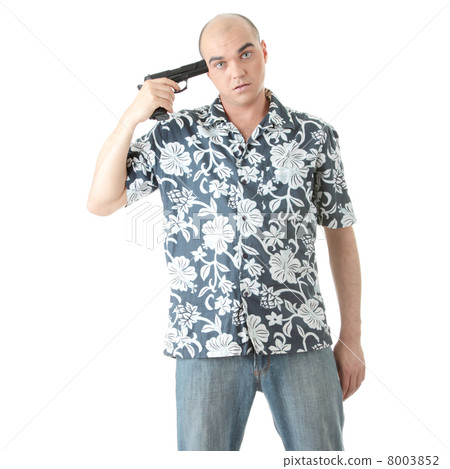 A man trying to suicide 8003852