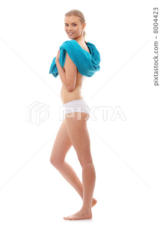 Young beautiful topless caucasian woman Young beautiful topless caucasian woman 8004423