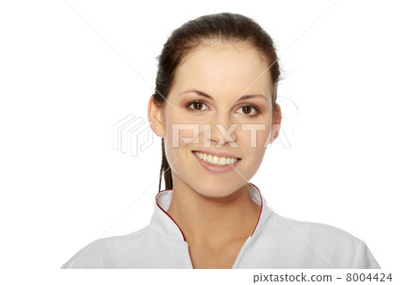 Young female doctor or nurse Young female doctor or nurse 8004424
