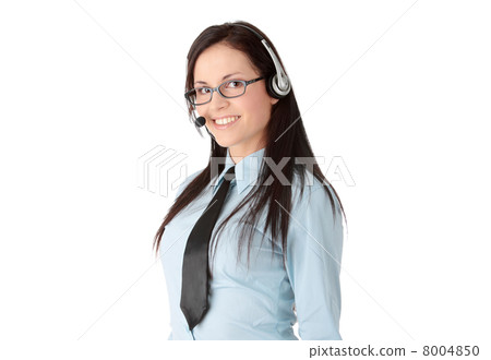 Young call cener worker Young call cener worker 8004850
