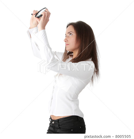 The woman with a magnifier The woman with a magnifier 8005505