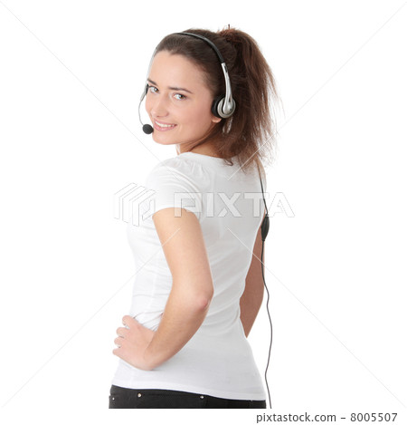 Young call center worker Young call center worker 8005507
