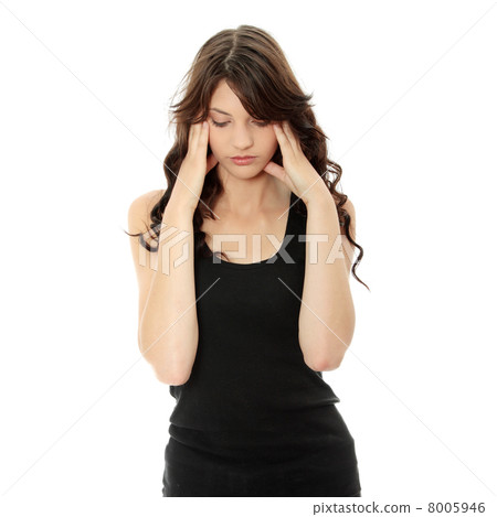 Woman with headache Woman with headache 8005946