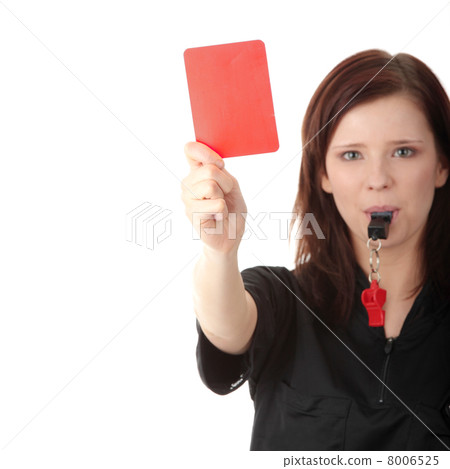 Young female referee 8006525