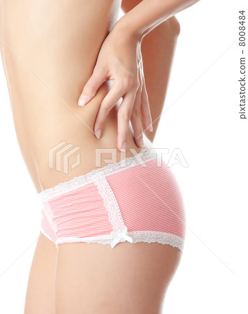Woman showing waist Woman showing waist 8008484