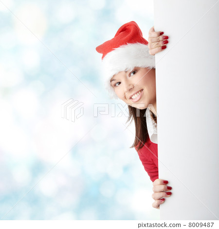Beautiful christmas woman 8009487
