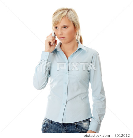 Woman with wireless phone Woman with wireless phone 8012012