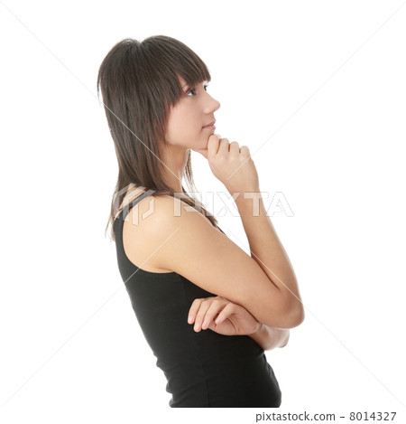 Young woman thinking Young woman thinking 8014327