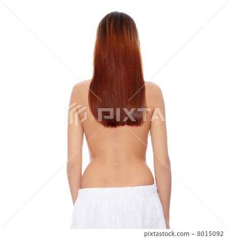 Beautiful young woman back Beautiful young woman back 8015092