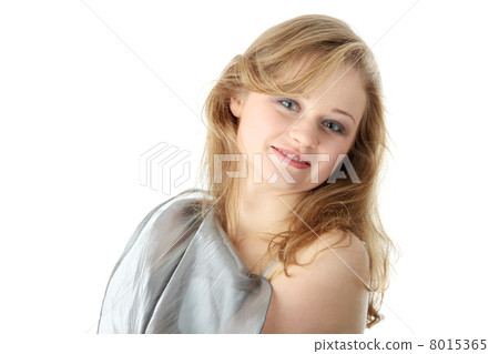 Young beautiful blond woman 8015365
