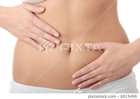 Hand on belly 8015499