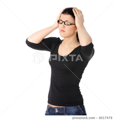 Young woman having headache Young woman having headache 8017478