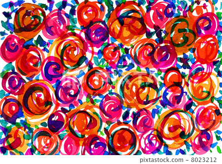 pattern, patterns, color ink - Stock Illustration [8023212] - PIXTA