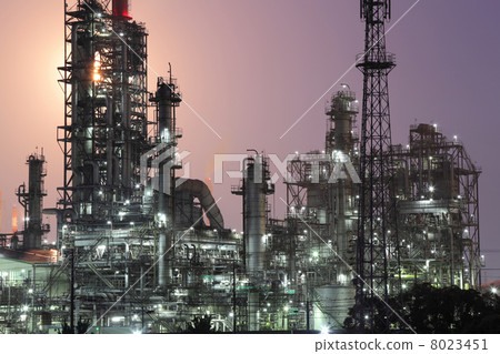 Factory night view 8023451