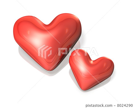 Abstract 3DCG illustrations representing partners 8024290