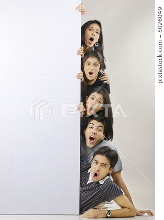 Friends making faces 8026049