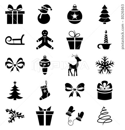 Christmas Icons Set Christmas Icons Set 8026863