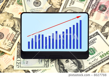 tablet with graph 8027788