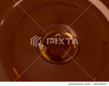 Alcoholic beverage splash with droplet 8028004