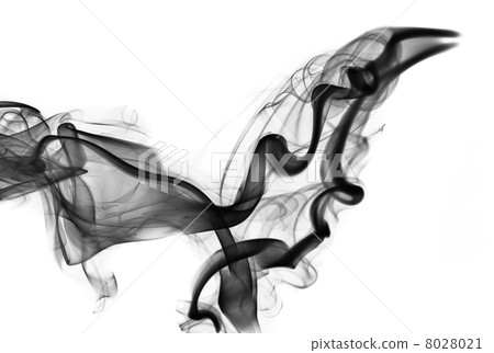Black abstract smoke pattern and curves Black abstract smoke pattern and curves 8028021