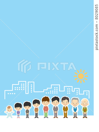 Men's Lifetime - Stock Illustration [8029085] - PIXTA