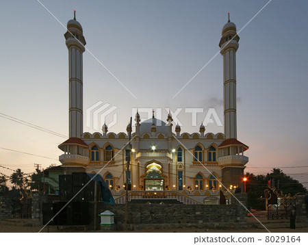 Muslim (Arab) Mosque, Kovalam, Kerala, South India 8029164