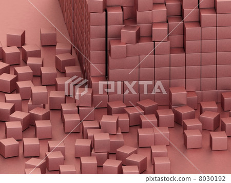 damaged assembling of gold blocks 8030192