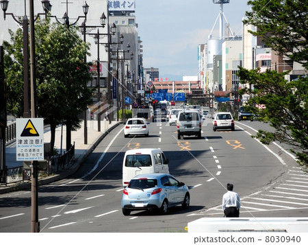 Hokudai-dori seen over Kei Bridge Hokudai-dori seen over Kei Bridge 8030940