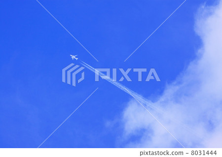 Airplane and airplane cloud 8031444
