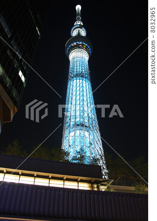 Night view of Sky Tree Night view of Sky Tree 8032965