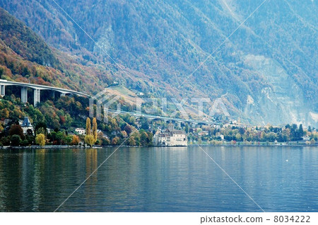Switzerland Leman lake shillon Chillon 8034222