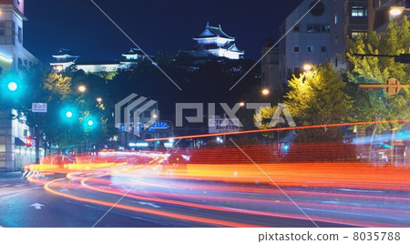 Wakayama Castle at Night Wakayama City, Wakayama Prefecture Wakayama Castle at Night Wakayama City, Wakayama Prefecture 8035788