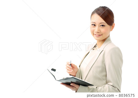 Business woman with a notebook Business woman with a notebook 8036575