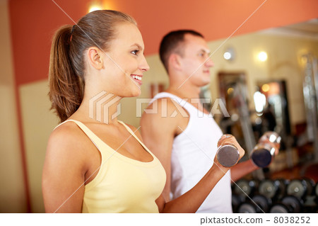 Training with dumbbells Training with dumbbells 8038252