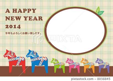 2014新年卡 2014新年卡 8038845